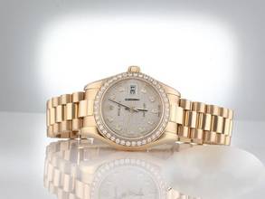 Thumbnail von Rolex Lady-Datejust 179138 2005 Gelbgold 750 Diamanten Automatik Gold
