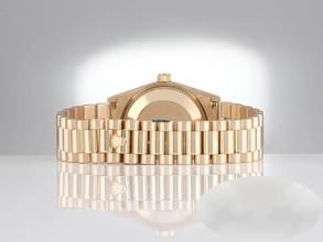 Thumbnail von Rolex Datejust 31 31mm 68158 2001 Gelbgold 750 Diamanten Automatik Gold