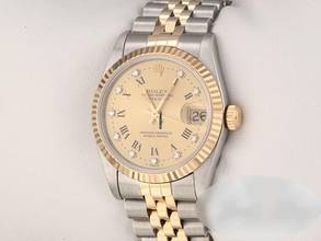 Thumbnail von Rolex Datejust 31 Medium Stahl Gelbgold 750 Diamanten Automatik Gold Stahl Stainless Steel 18kt Yellow Gold Jubilé-band Chronometer Oyster