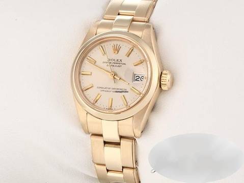 Rolex Lady-Datejust Gelbgold 750 Automatik 18kt Yellow Gold Damen Damenuhr Oyster-band Chronometer