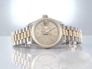 Thumbnail von Rolex Lady-Datejust 26mm Tridor 750 Gelbgold Weissgold Rosegold Automatik Gold