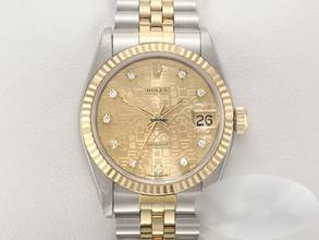 Thumbnail von Rolex Datejust 31 31mm 68273 Stahl Gelbgold 750 Diamanten Automatik