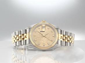 Thumbnail von Rolex Datejust 31 31mm 68273 Stahl Gelbgold 750 Diamanten Automatik