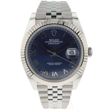 Rolex Datejust 41 Jubilee Bright Blue Roman NEW '26