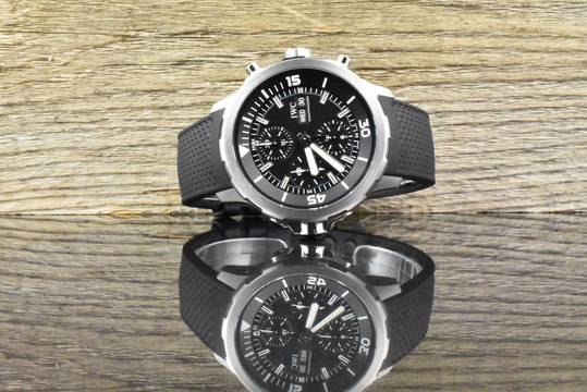IWC Aquatimer Chronograph IW376803 Black Rubber Automatic - B&P 2020