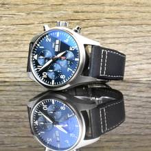 Thumbnail von IWC Fliegeruhr Chronograph Pilot Chronograph 41MM Blue Dial IW388101 Full Set 2025