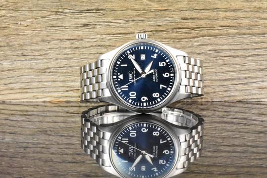 IWC Fliegeruhr Mark XVIII Le Petit Prince / Blue Dial Automatik Full Set 2017
