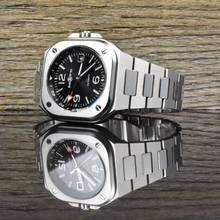 Thumbnail von Bell & Ross BR 05 GMT Black Dial unpoliert BR05G-BL-ST/SST Full Set