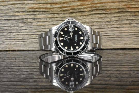 Tudor Submariner Date by Rolex 75090 Vintage Nice Tritium - 1989 Box