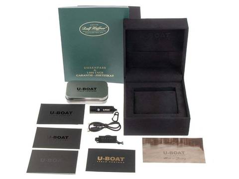 U-Boat Darkmoon Kama SS Grey Ref.3338 Full Set Neu Darkmoon Kama SS Grey