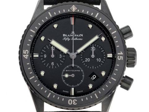 Blancpain Fifty Fathoms Bathyscaphe Chronographe Ref.5200 0130 B52A 2025 Full Set Ungetragen Fifty Fathoms Bathyscaphe Chronographe Flyback Titan