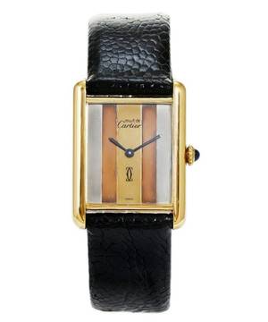 Cartier Tank Must Tank Handaufzug - Trinity Zifferblatt