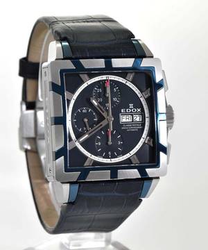 Edox Classe Royale Automatic Chronograph Ref. 01108 357B BUIN
