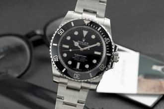Thumbnail von Rolex Submariner (No Date) Stahl Automatik Herrenuhr Ref. 114060