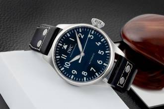 Thumbnail von IWC Große Fliegeruhr Big Pilot Watch 43 Stahl Automatik Herrenuhr Ref. IW329303 B&P