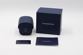 Thumbnail von Panerai Radiomir Officine 45 Blue Dial Stahl Handaufzug Herren PAM01383 B&P 2024