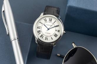 Thumbnail von Cartier Ronde de Cartier Must De Cartier Stahl Automatik Herrenuhr Ref. WSRN0032 B&P 2023