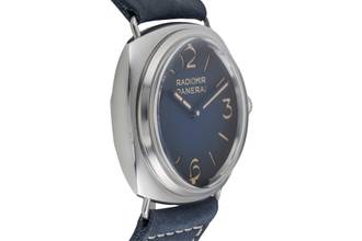 Thumbnail von Panerai Radiomir Tri Giorini Stahl Handaufzug Herrenuhr Ref. PAM01335 B&P 2023