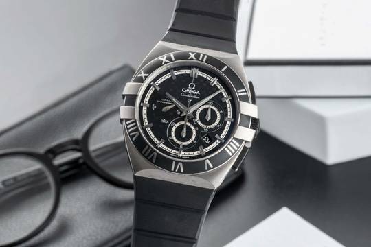 Omega Constellation Double Eagle Chronograph Automatik Ref. 121.92.41.50.01.001