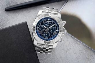 Thumbnail von Breitling Chronomat 44 Chronograph Stahl Automatik Ref. AB011010
