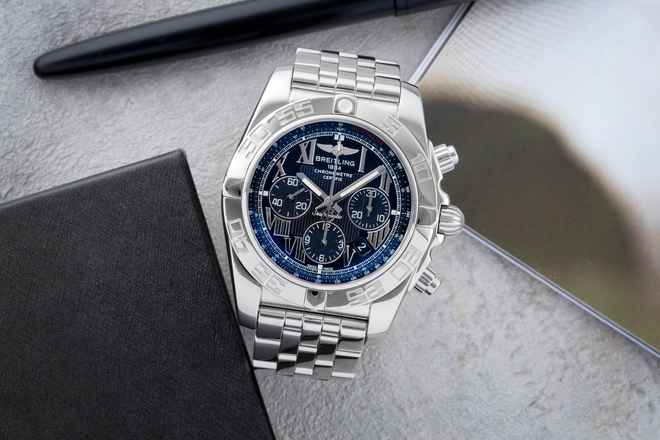 Thumbnail von Breitling Chronomat 44 Chronograph Stahl Automatik Ref. AB011010