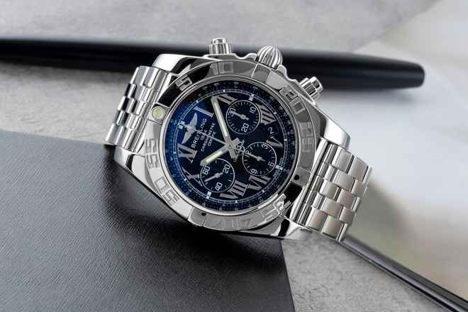 Thumbnail von Breitling Chronomat 44 Chronograph Stahl Automatik Ref. AB011010