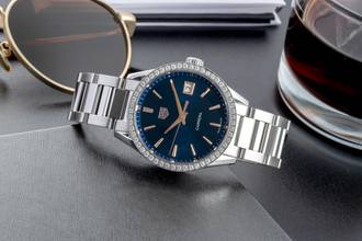 Thumbnail von TAG Heuer Carrera Lady Stahl Quarz Diamanten Ref. WBK1317.BA0652 B&P 2021