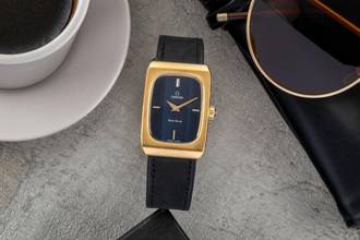 Thumbnail von Omega Genève Navy Holo Dial vergoldet Handaufzug Ref. 511.0469 Klassiker