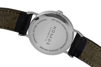 Thumbnail von NOMOS Tangente Tankwart - Wempe 100 limited Stahl Handaufzug Box & Papiere 2005