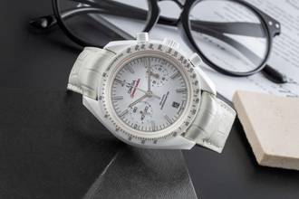Thumbnail von Omega Speedmaster Moonwatch White Side Of The Moon 311.93.44.51.04.002 B&P 2016