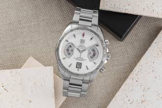 Thumbnail von TAG Heuer Grand Carrera Chronograph Automatik Stahl Ref. CAV511B