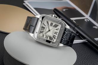 Thumbnail von Cartier Santos 100 XL Stahl Automatik Herrenuhr Ref. W20073X8 2656