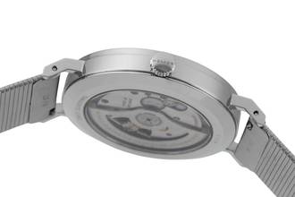 Thumbnail von NOMOS Tangente Neomatik 39 Silvercut Stahl Automatik Ref. 141 Box