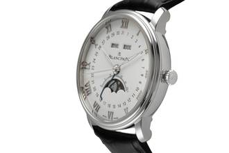 Thumbnail von Blancpain Villeret Quantième Complet Mondphase Herrenuhr Ref 6654-1127-55B Papiere 2014