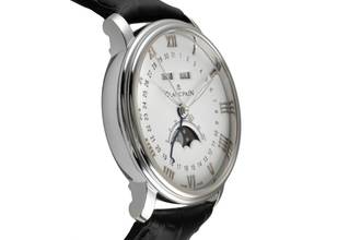 Thumbnail von Blancpain Villeret Quantième Complet Mondphase Herrenuhr Ref 6654-1127-55B Papiere 2014