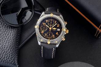 Thumbnail von Breitling Chronomat Chronograph Stahl / Gold Automatik Herrenuhr Ref. B13050.1
