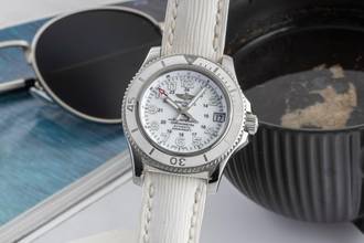 Thumbnail von Breitling Superocean II 36 White Automatik Medium Size Ref. A17312D2/A775 B&P