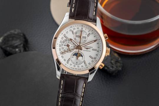 Longines Conquest Classic Chronograph Stahl / Gold Automatik Ref. L2.798.5.72.3 B&P 2023