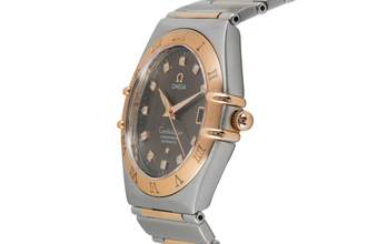 Thumbnail von Omega Constellation Stahl / Gold Brown Diamond Dial Automatik Ref. 1301.60.00