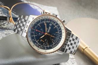Thumbnail von Breitling Navitimer Chronograph Stahl Gold Automatik U13324211B1A1 B&P 2020