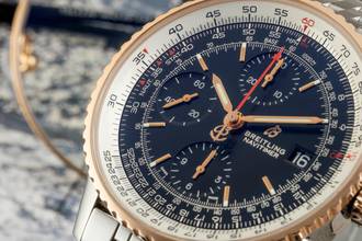 Thumbnail von Breitling Navitimer Chronograph Stahl Gold Automatik U13324211B1A1 B&P 2020