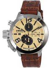  U-Boat Classico 9568/A Classico 45 mm Tungsteno CAS 2 Herrenuhr Automatik Chronograph 10ATM 