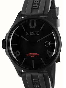 U-Boat 9544 Darkmoon Black PVD Herrenuhr Capsoil 44mm 5ATM 