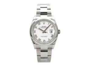 Thumbnail von Rolex Datejust 36 Ref. 126200 Weiß Römisch