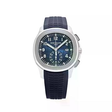 Patek Philippe Aquanaut BLUE DIAL/Strap 42mm Whitegold like New Austrian Papers 2021