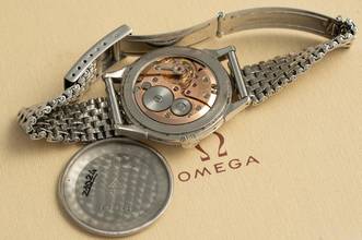 Thumbnail von Omega RARE OVERSIZE 37MM KOZMİK AY DÜŞMESİ ÇELİK #2486 VINTAGE