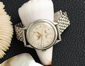 Thumbnail von Omega RARE OVERSIZE 37MM KOZMİK AY DÜŞMESİ ÇELİK #2486 VINTAGE