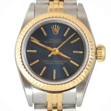 Thumbnail von Rolex Oyster Perpetual 26 67193 26MM soleil blue dial