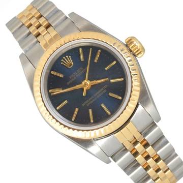 Rolex Oyster Perpetual 26 67193 26MM soleil blue dial