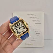 Thumbnail von Cartier Santos 100 Large Gold 38mm Automatik Komplett